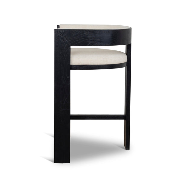 Black Elm Barstool | Dawn Beige | Myka Home