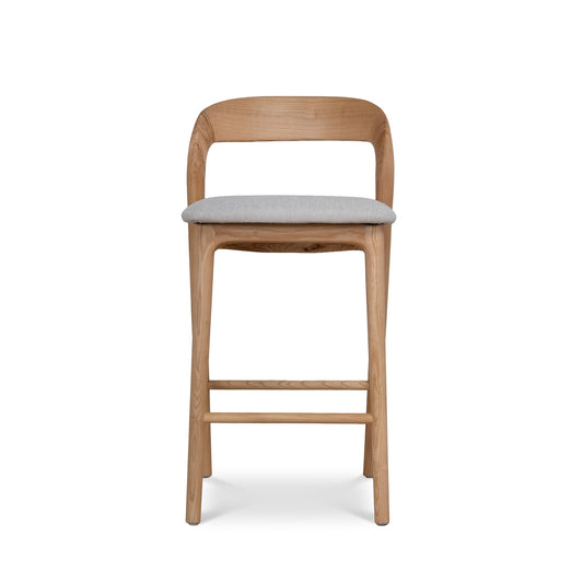 65CM Natural Bar Stool | Naxos Beige | Myka Home