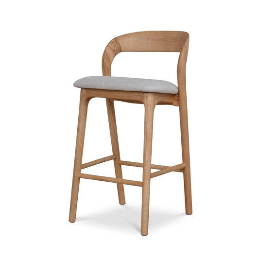 65CM Natural Bar Stool | Naxos Beige | Myka Home