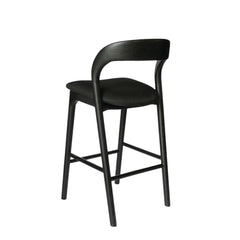 65cm Bar Stool | Full Black | Myka Home