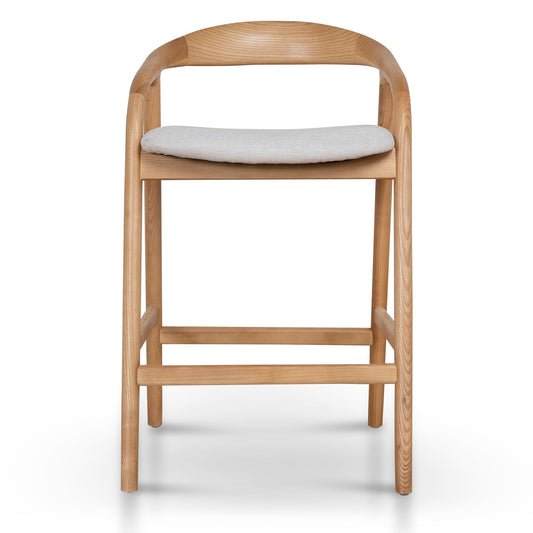 Natural Bar Stool | Naxos Beige | Myka Home