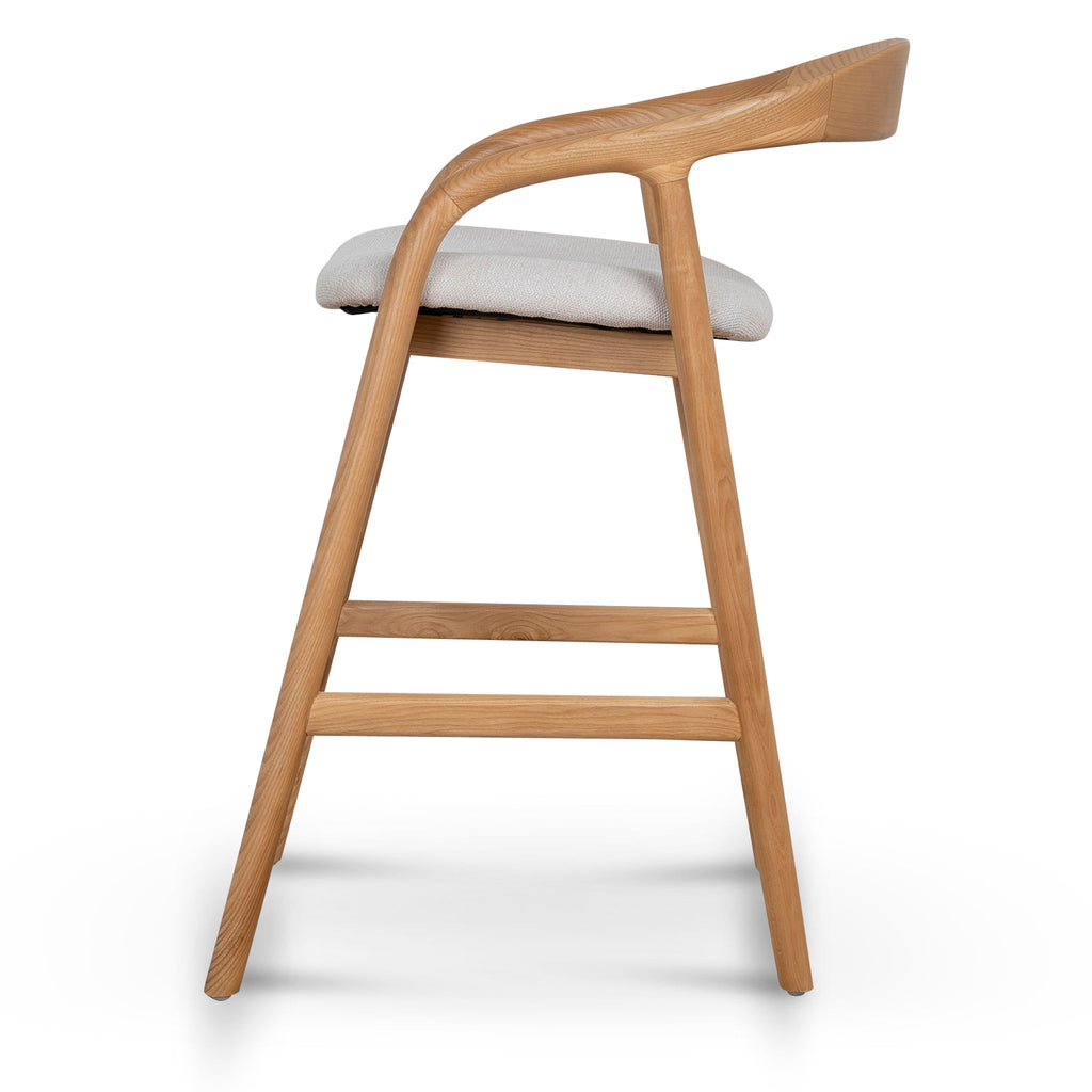 Natural Bar Stool | Naxos Beige | Myka Home