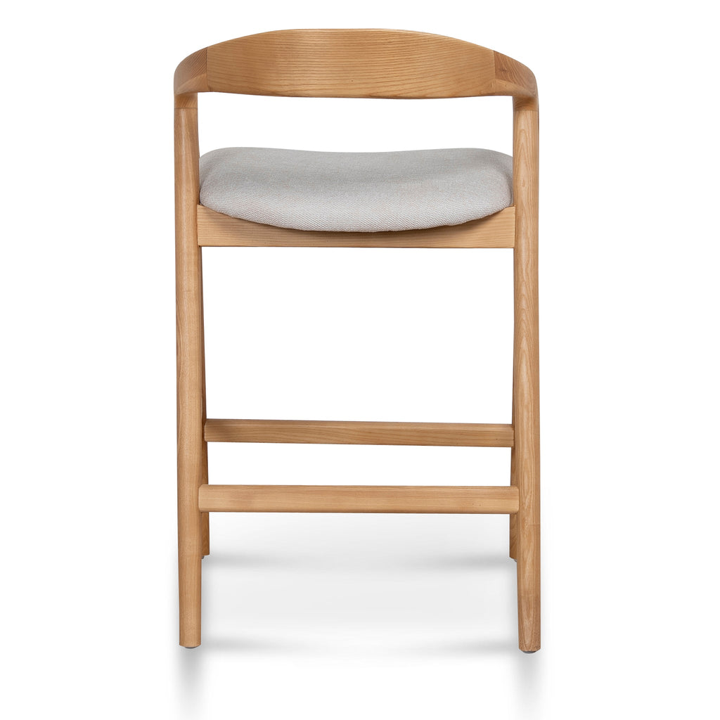 Natural Bar Stool | Naxos Beige | Myka Home