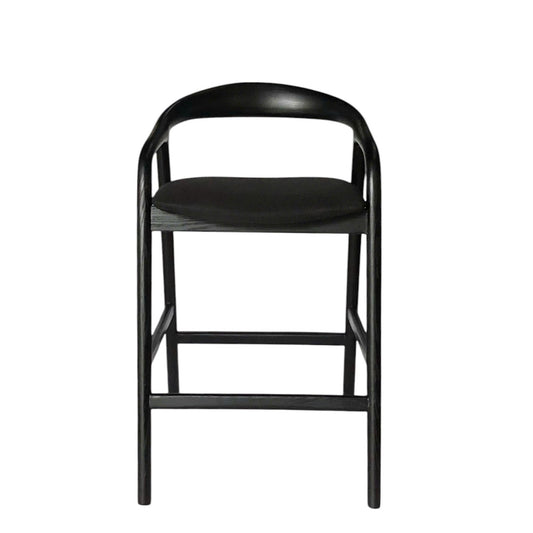 Bar Stool | Full Black | Myka Home