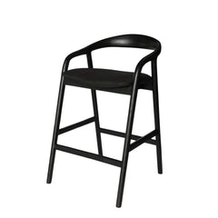 Bar Stool | Full Black | Myka Home