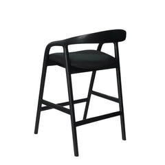 Bar Stool | Full Black | Myka Home