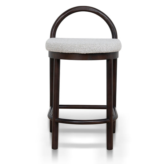 66cm Brown Bar Stool | Clay Grey | Myka Home