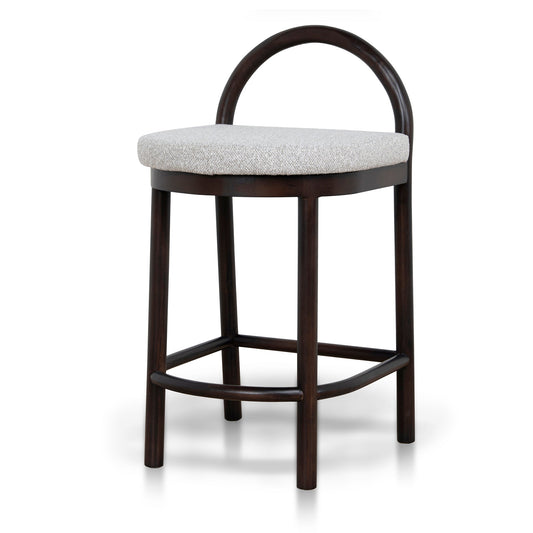 66cm Brown Bar Stool | Clay Grey | Myka Home