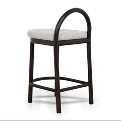 66cm Brown Bar Stool | Clay Grey | Myka Home