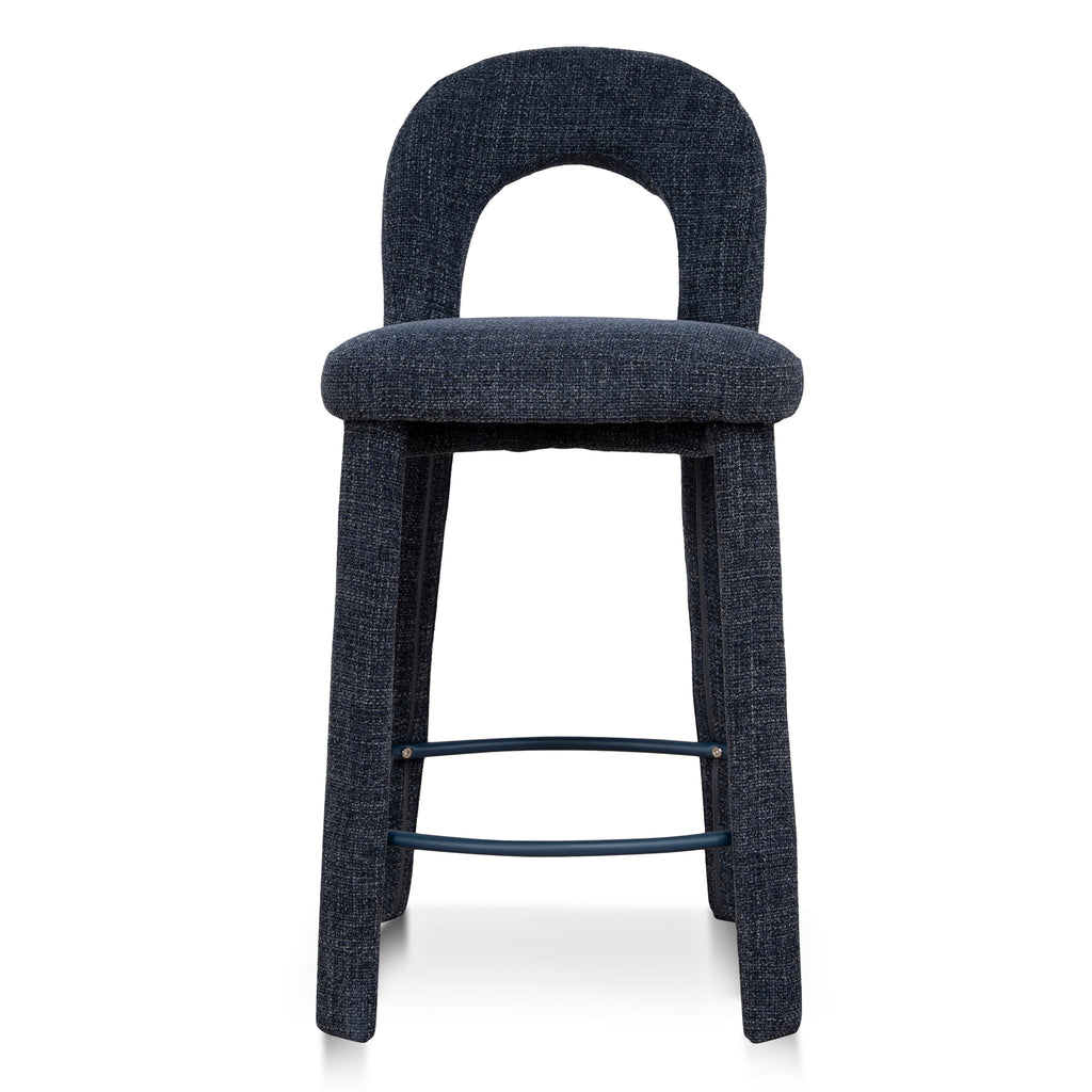 Blue Sand Barstool | Moss Navy | Myka Home