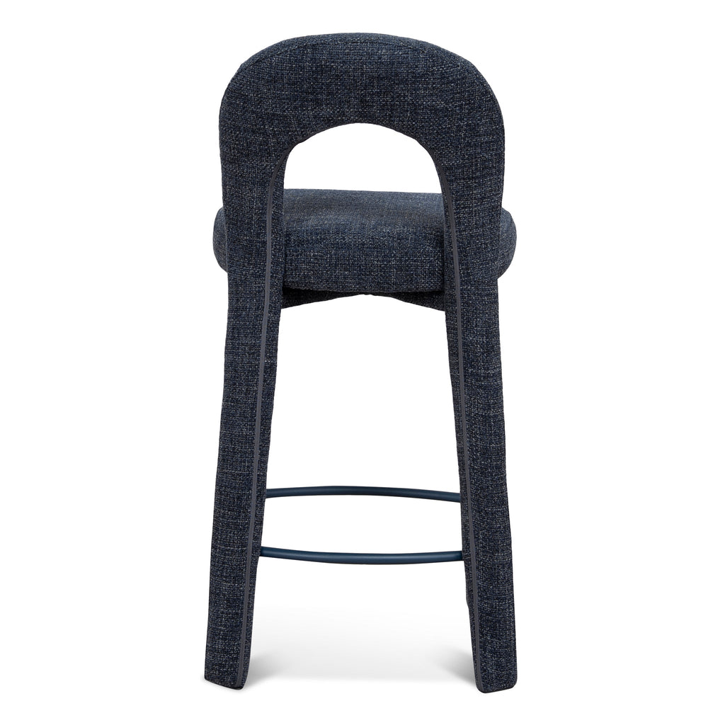 Blue Sand Barstool | Moss Navy | Myka Home