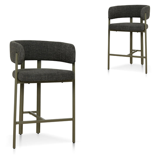Green Barstool | Kaitoke Green (Set Of 2) | Myka Home