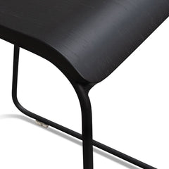 CBS2942-NH 65cm Wooden Seat Bar Stool - Black