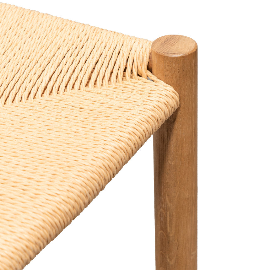 Oak Low Stool - Natural - View 3