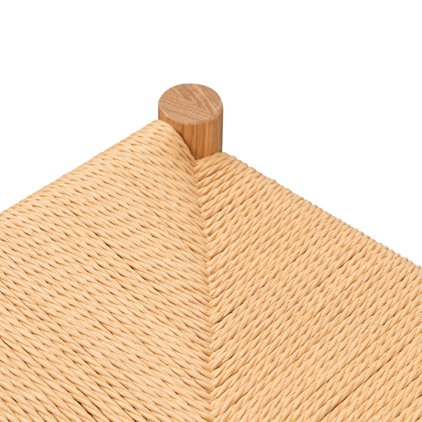 Oak Low Stool - Natural - View 4