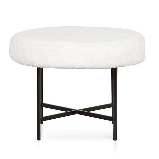 48CM Low Stool | White | Myka Home