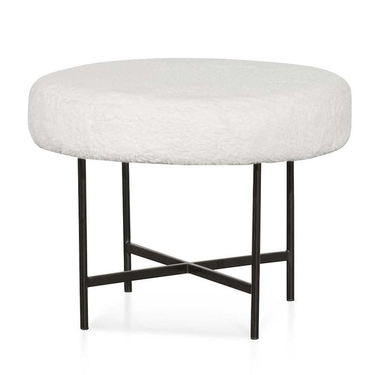 48CM Low Stool | White | Myka Home