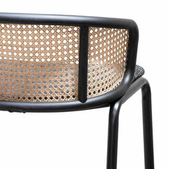 CBS6766-SD 75cm Fabric Bar Stool - Black Legs