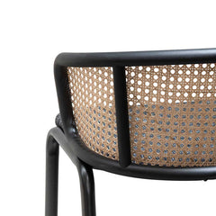 CBS6766-SD 75cm Fabric Bar Stool - Black Legs