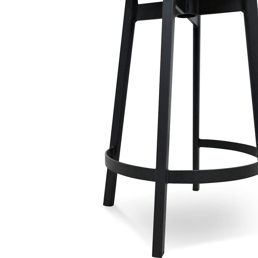 65cm Bar Stool - Black - View 4