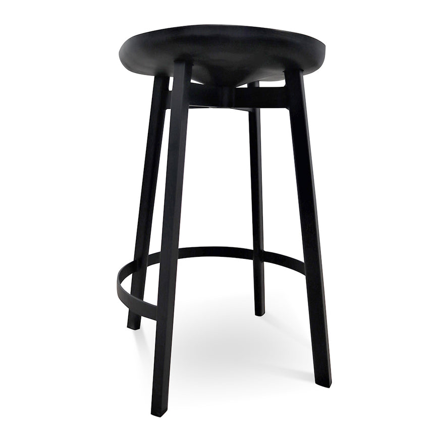 65cm Bar Stool - Black - View 5