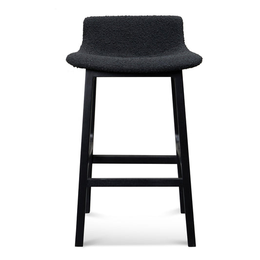 65CM Bar Stool | Full Black | Myka Home