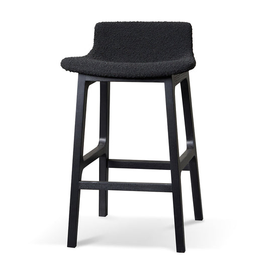 65CM Bar Stool | Full Black | Myka Home