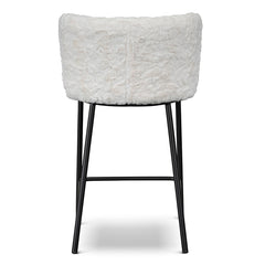 CBS8211-FH 65cm Fabric Bar Stool - Cloud Fur (Set of 2)