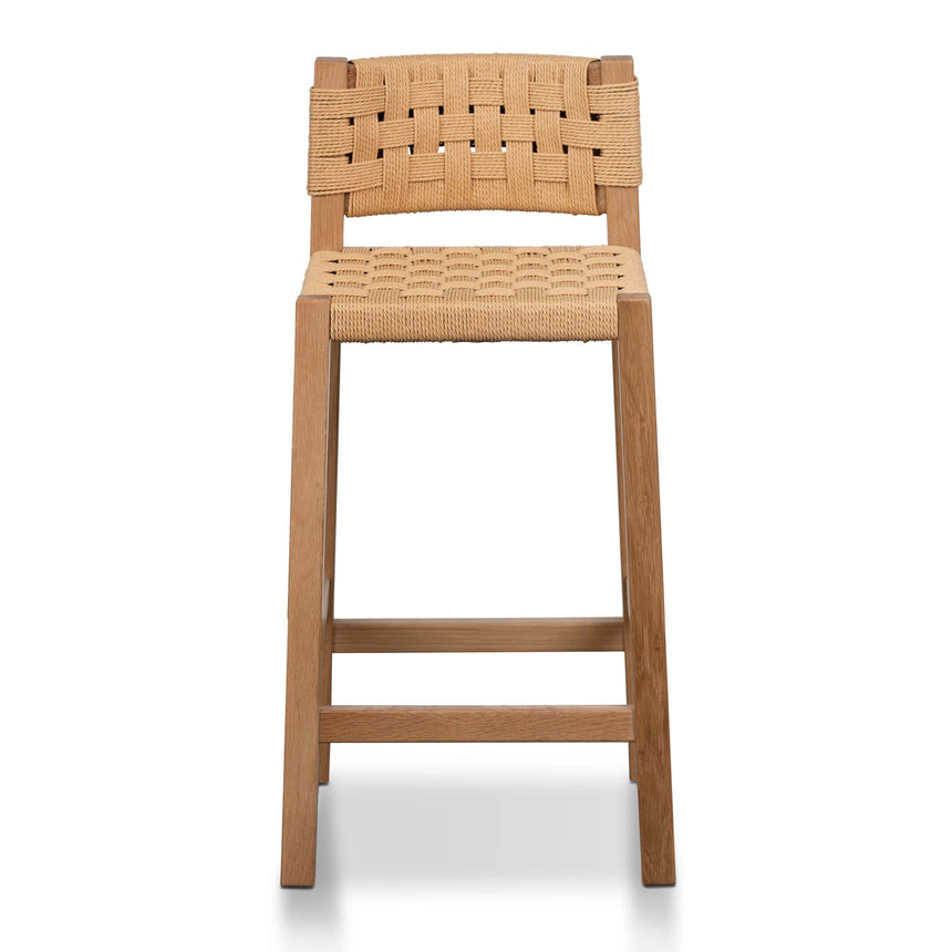 Rattan Bar Stool - Natural - View 2