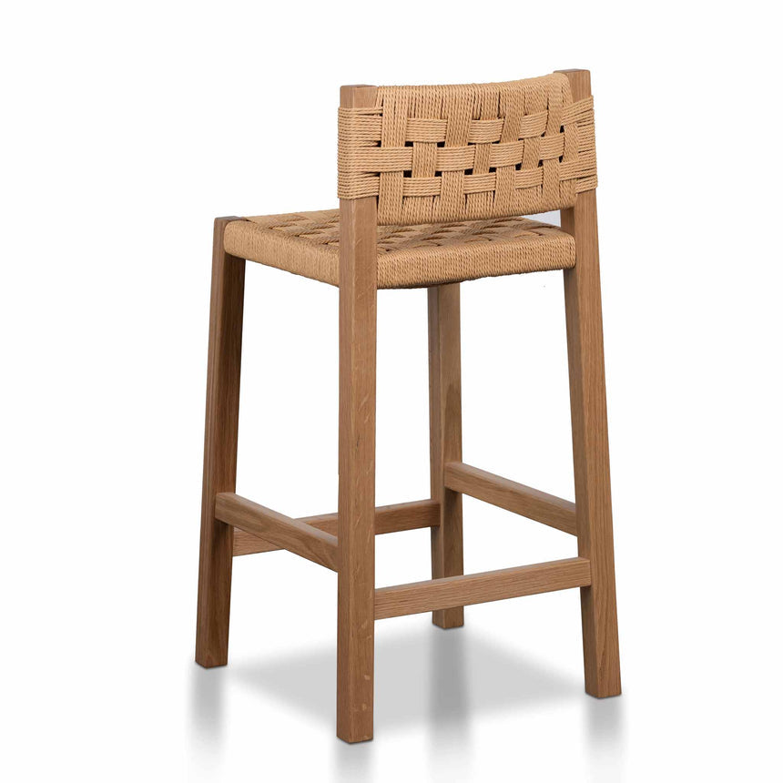 Rattan Bar Stool - Natural - View 4