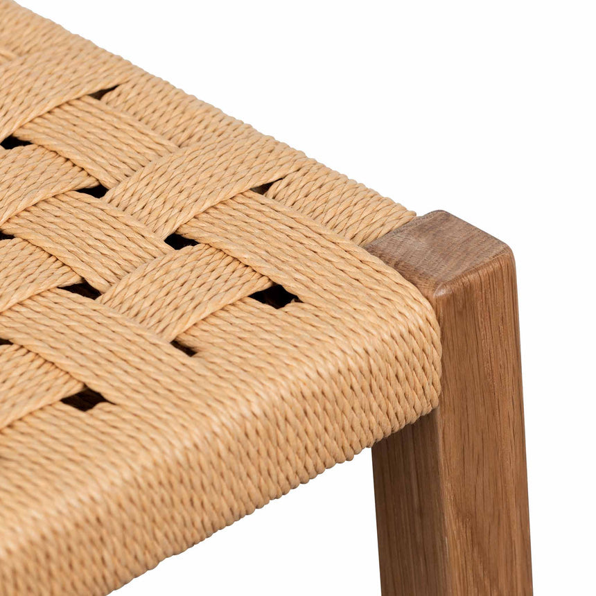 Rattan Bar Stool - Natural - View 9