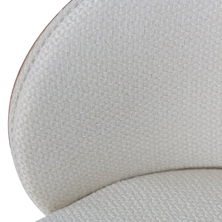 65cm Natural Bar Stool - Beige - View 4