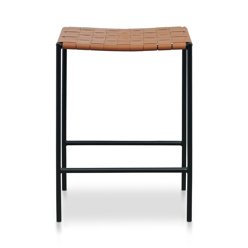 Black Frame Bar stool - Tan (Set of 2) - View 3