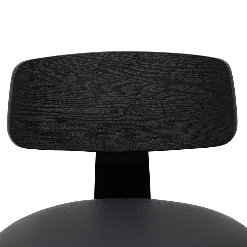 Bar Stool - Full Black - View 3