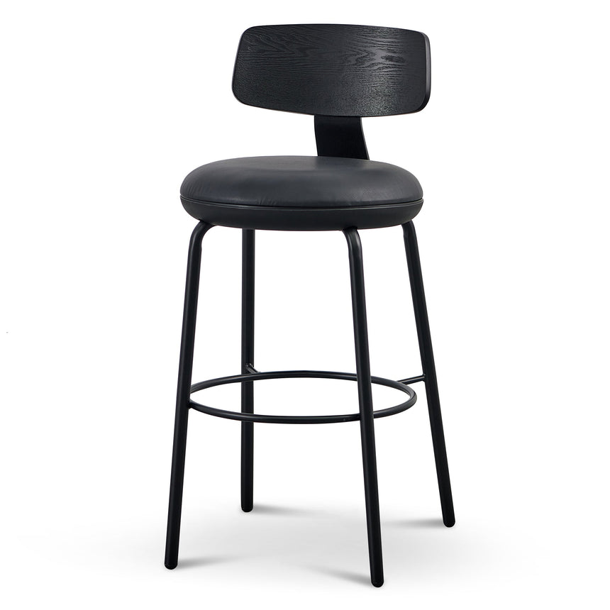 Bar Stool - Full Black - View 7