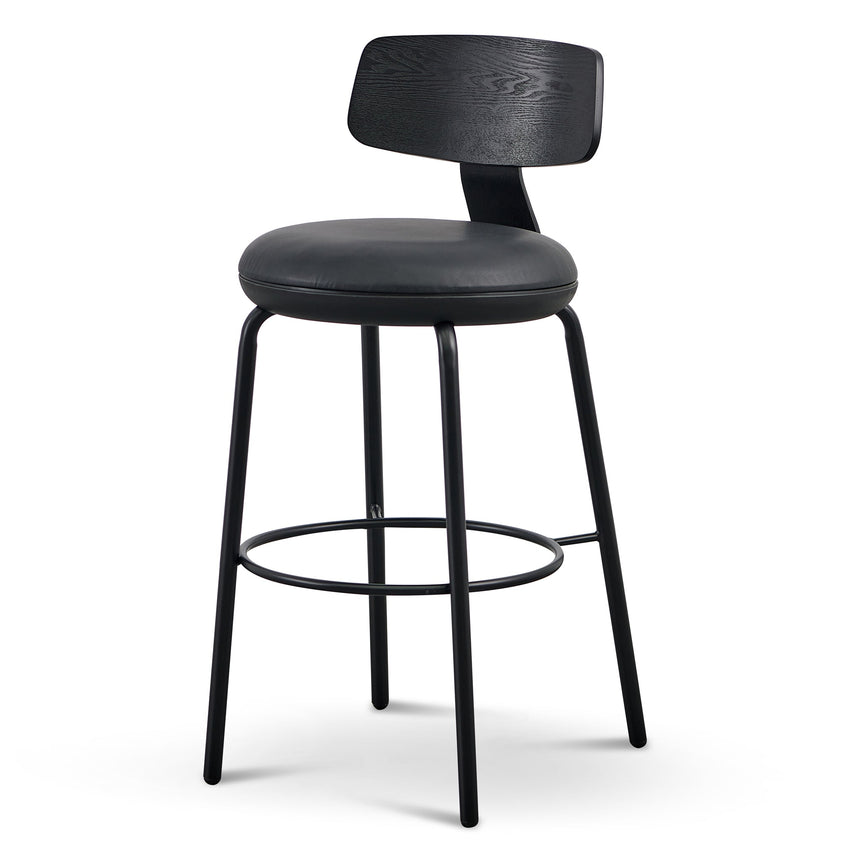 Bar Stool - Full Black - View 8