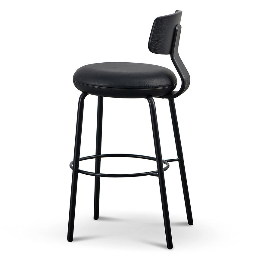 Bar Stool - Full Black - View 10