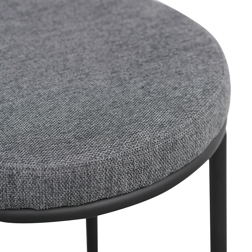 x2 65cm Bar Stool - Charcoal Grey (Set of 2) - View 11