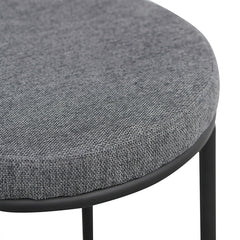 CBS8460-FHx2 65cm Bar Stool - Charcoal Grey (Set of 2)