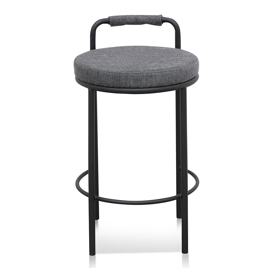x2 65cm Bar Stool - Charcoal Grey (Set of 2) - View 3