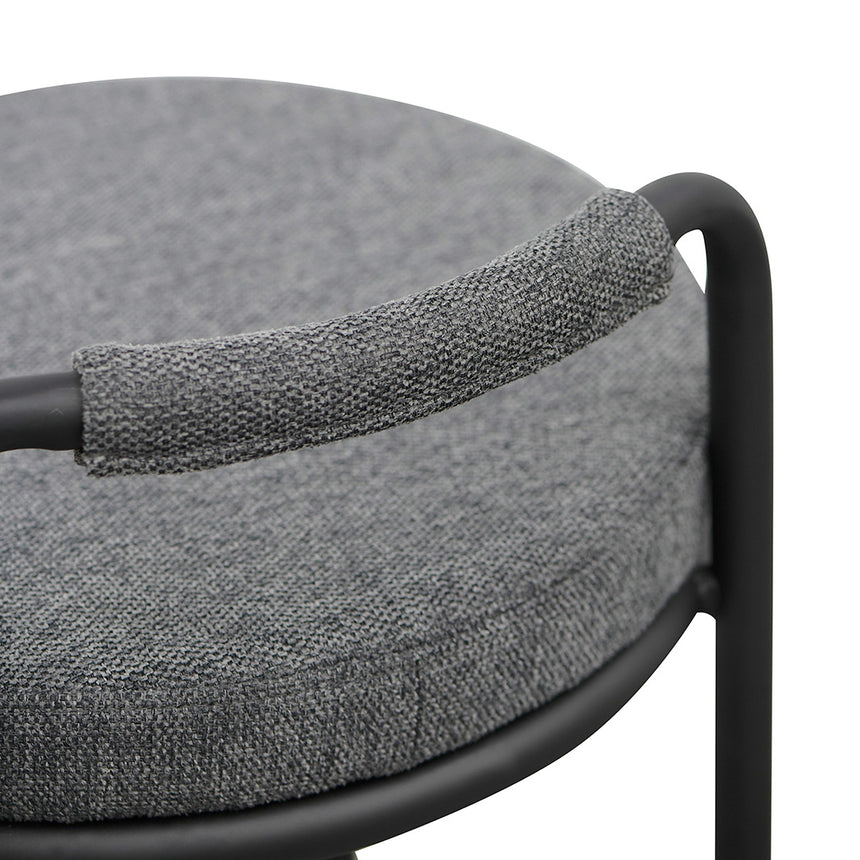 x2 65cm Bar Stool - Charcoal Grey (Set of 2) - View 7