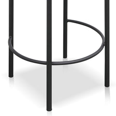 CBS8460-FHx2 65cm Bar Stool - Charcoal Grey (Set of 2)