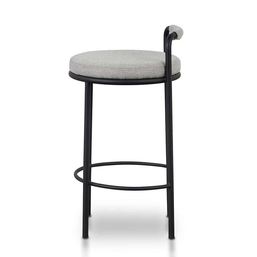 x2 65cm Bar Stool - Coastal Light Grey (Set of 2) - View 4