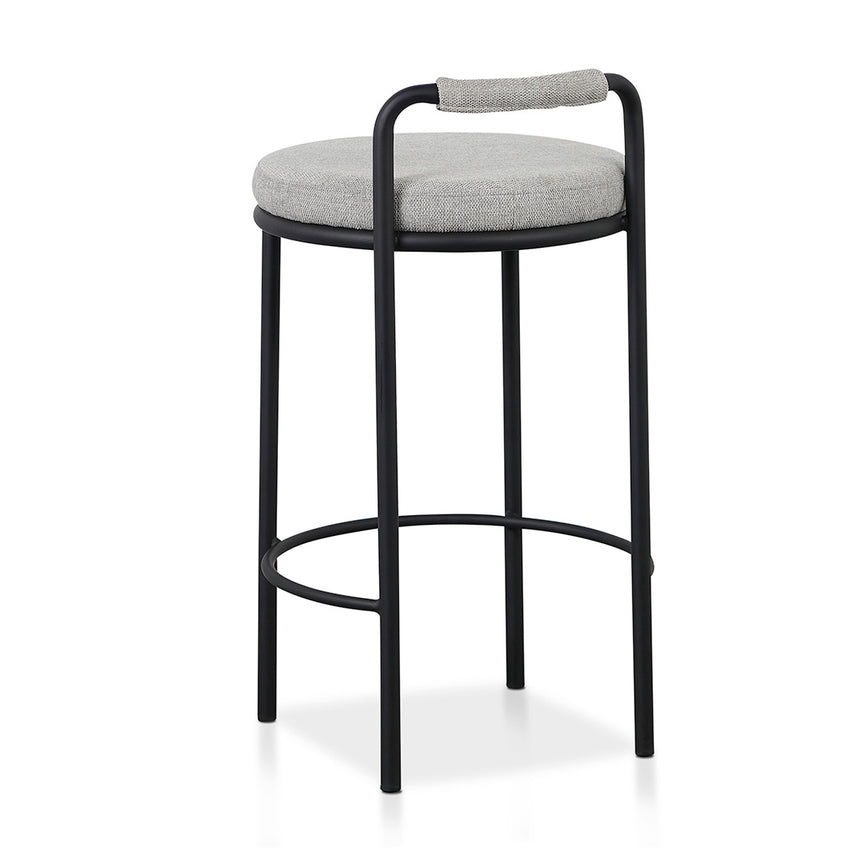 x2 65cm Bar Stool - Coastal Light Grey (Set of 2) - View 5