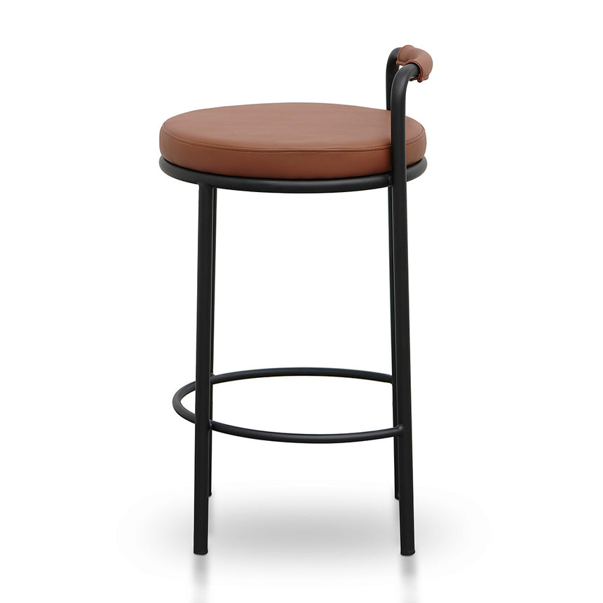 x2 65cm Bar Stool - Brown (Set of 2) - View 6