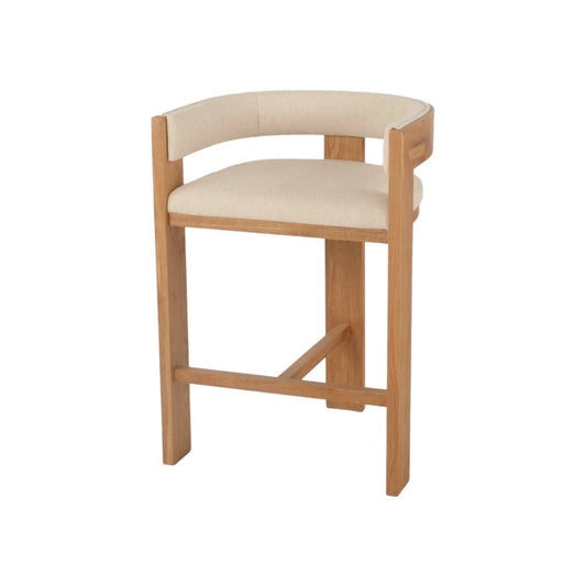 Ex Display - CBS8597-LJ Natural Barstool - Light Beige