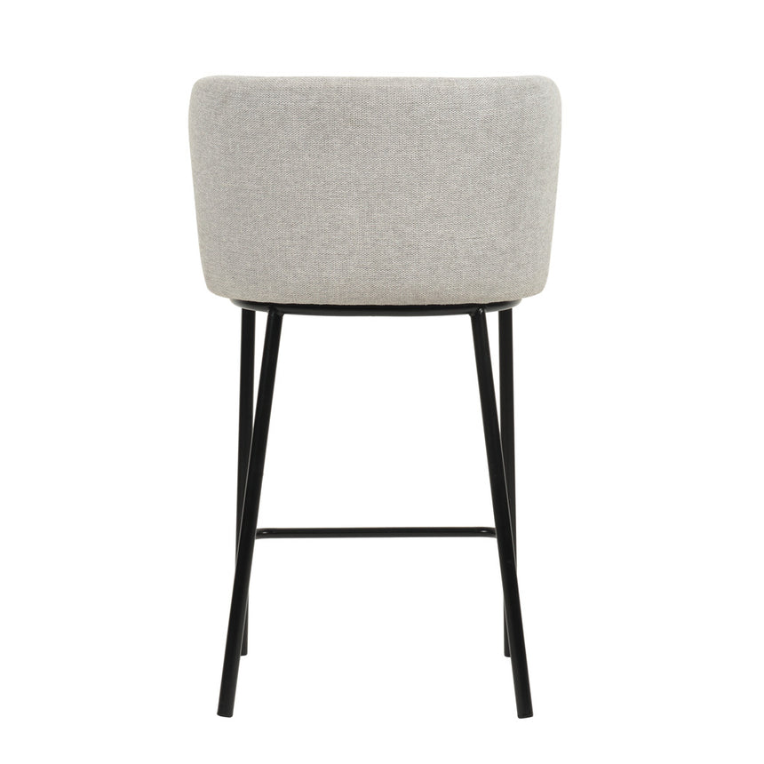 65cm Bar Stool - Coastal Light Grey (Set of 2) - View 4