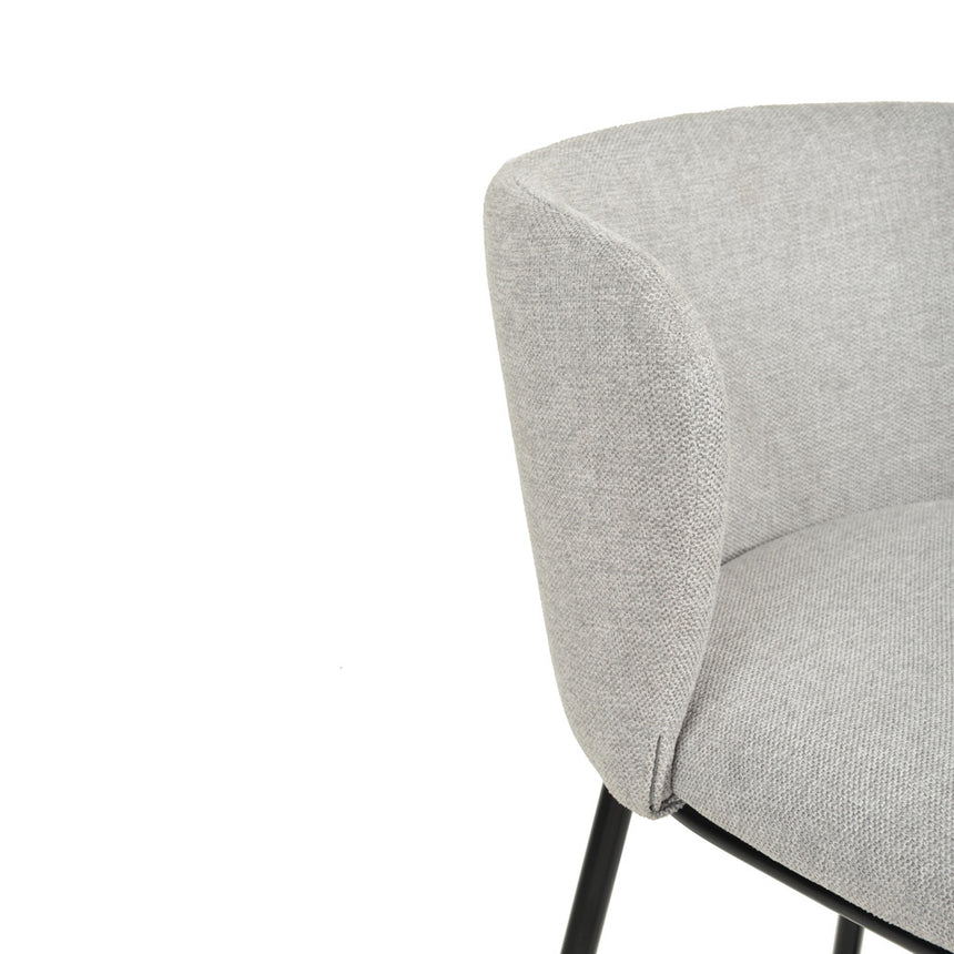 65cm Bar Stool - Coastal Light Grey (Set of 2) - View 7