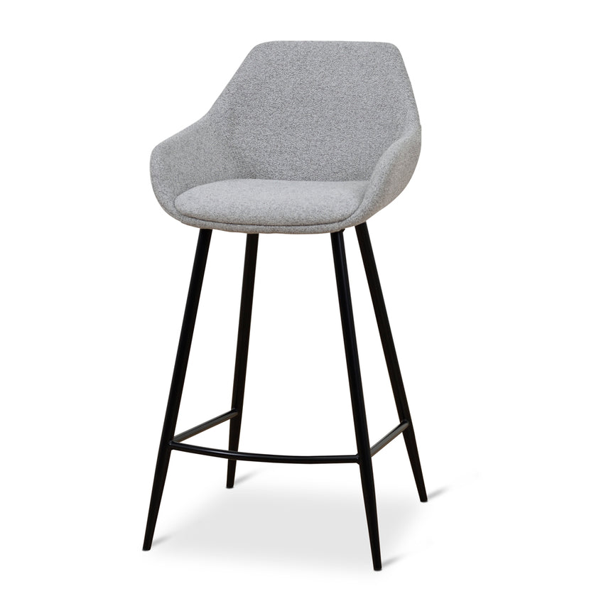 68cm Fabric Bar Stool - Spec Grey - (Set of 2) - View 4