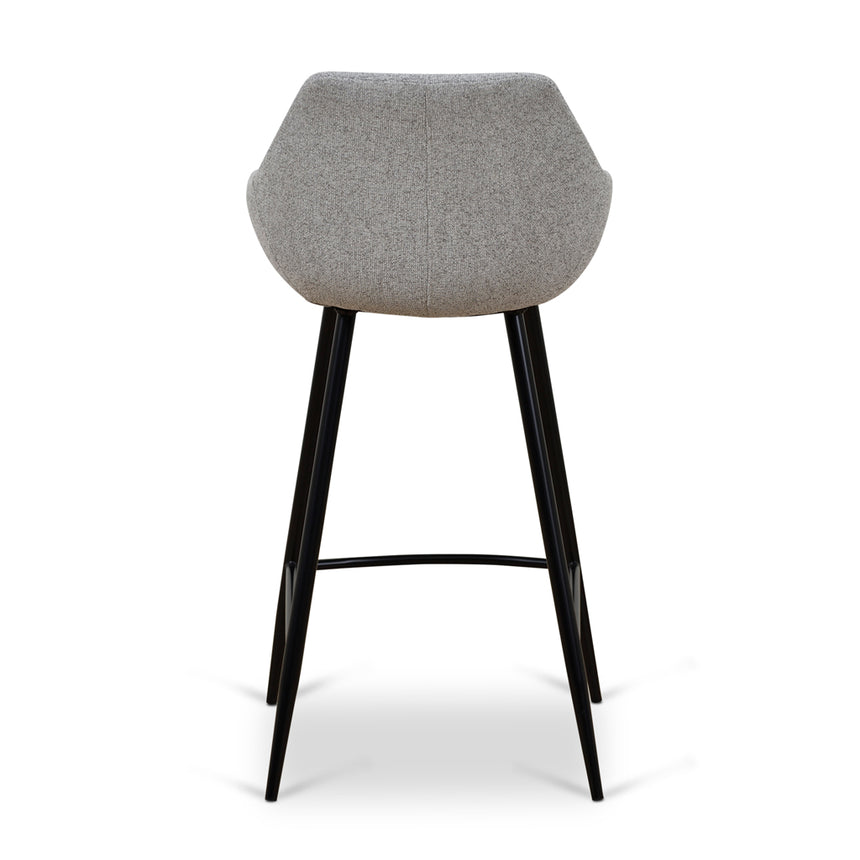 68cm Fabric Bar Stool - Spec Grey - (Set of 2) - View 5
